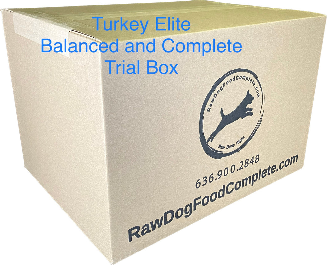 Balanced and Complete | Turkey Elite | Trial Box with Shipping |16lb