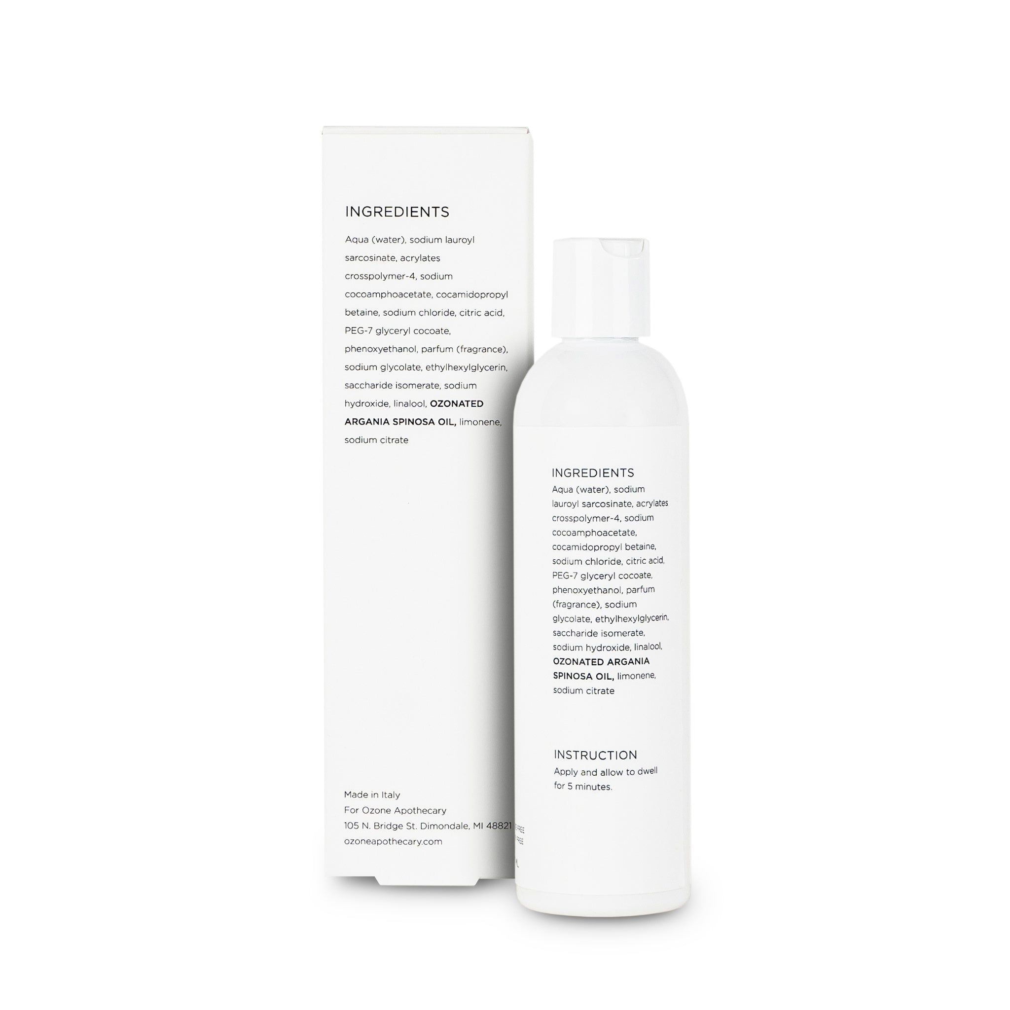 Ozone pet shampoo for dogs with itchy skin. Promotes healthy skin and fur.