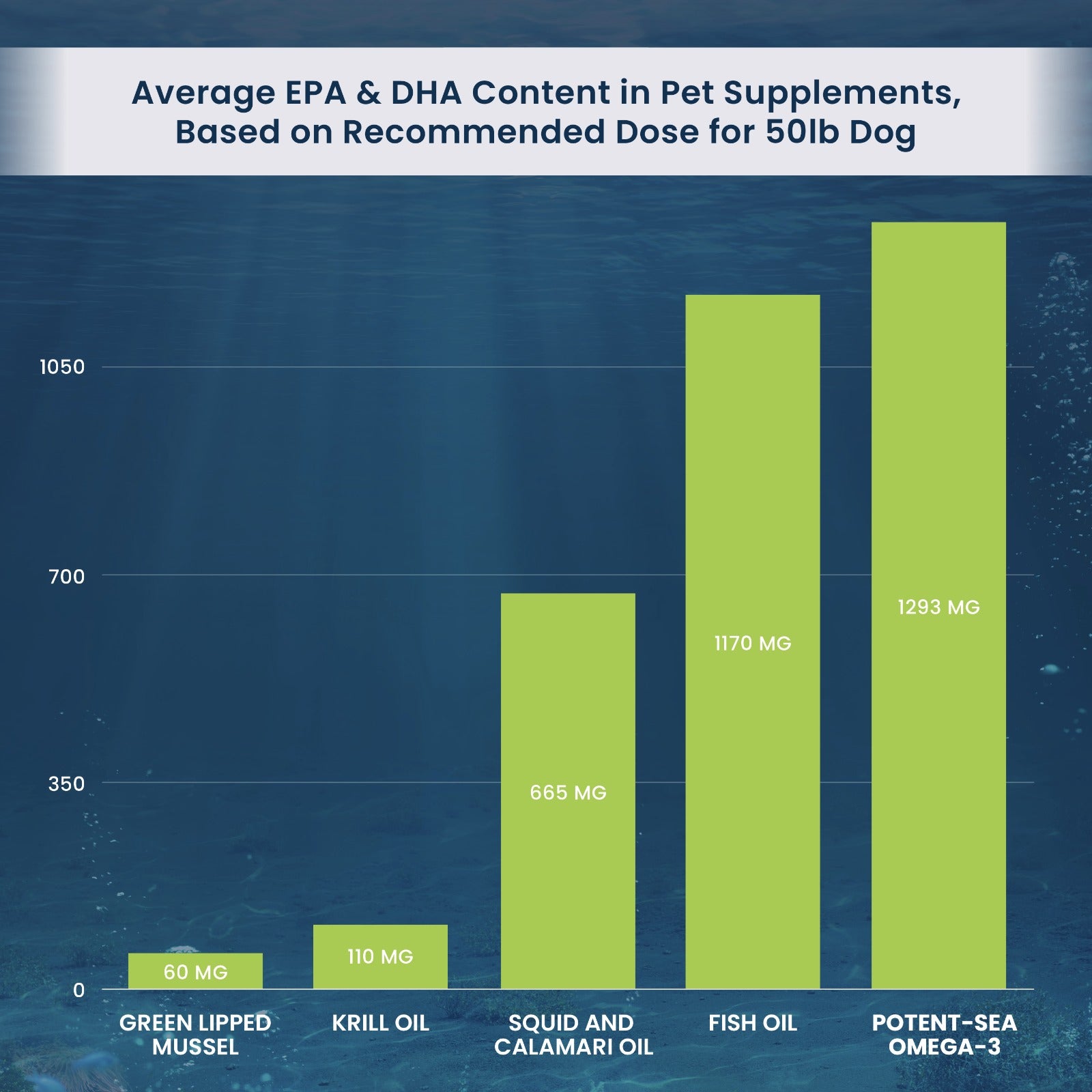 Potent-Sea Omega-3 | EPA & DHA - Raw Dog Food Complete