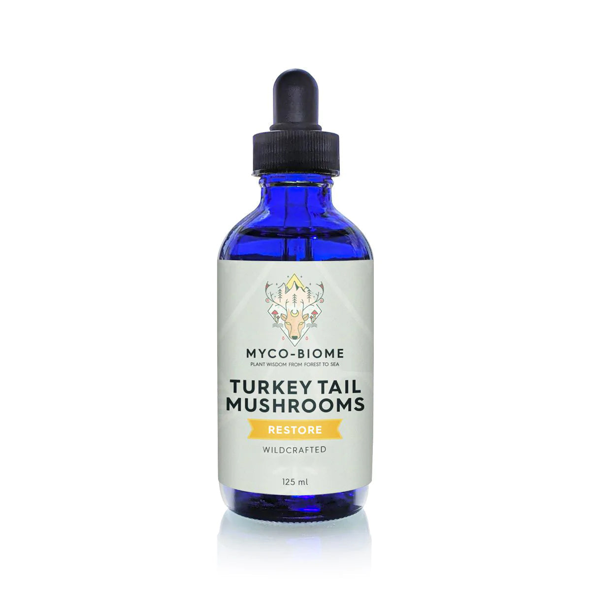 Myco - Biome Turkey Tail Mushrooms | Liquid Triple Extract | Adored Beast - Raw Dog Food Complete