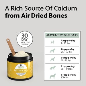 Better Bones-Dried Bone For Homemade Diets - Raw Dog Food Complete