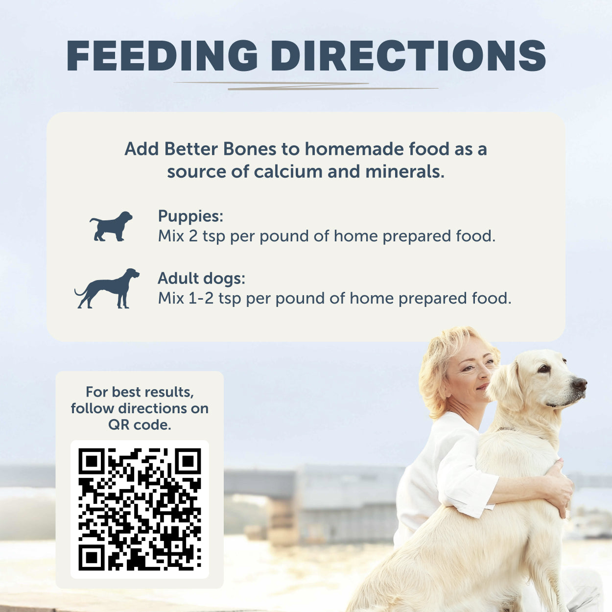 Better Bones-Dried Bone For Homemade Diets - Raw Dog Food Complete