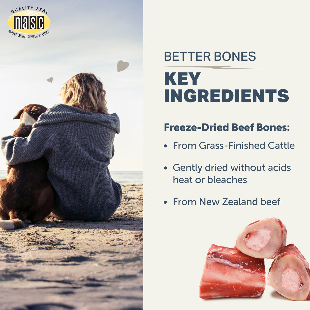 Better Bones-Dried Bone For Homemade Diets - Raw Dog Food Complete