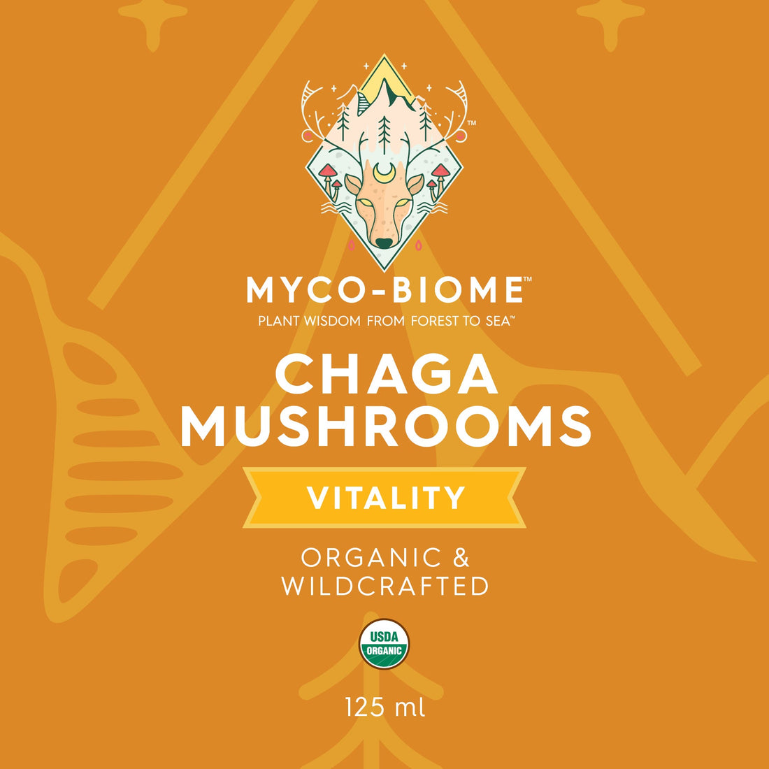 Chaga Mushrooms | Liquid Triple Extract Myco Biome Adored Beast - Raw Dog Food Complete