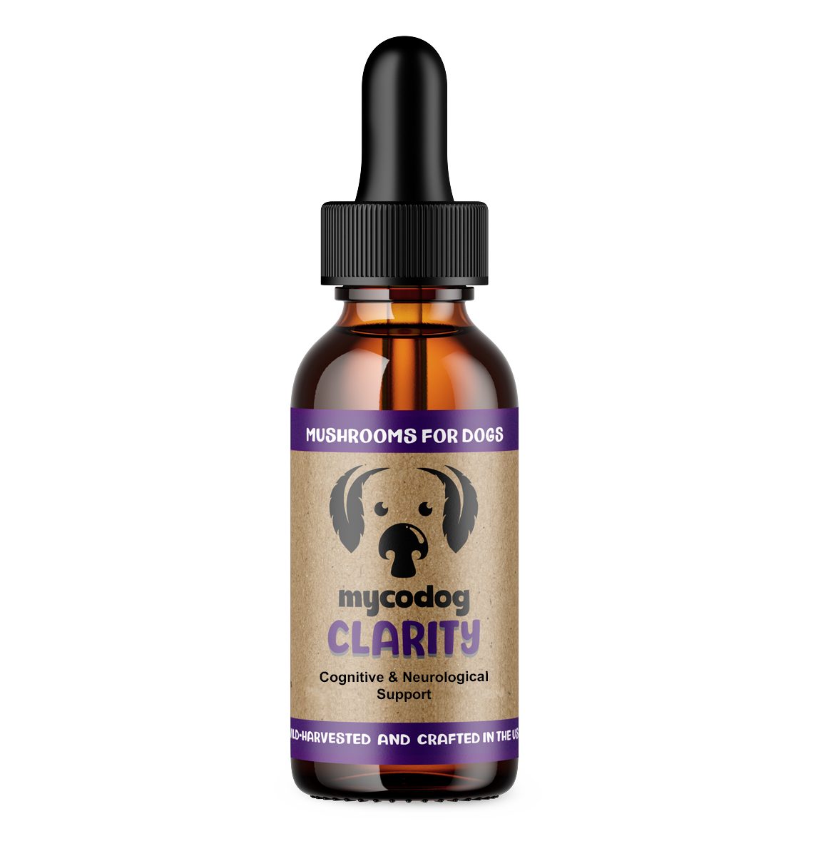 Mycodog clarity for cognitive and neurological support