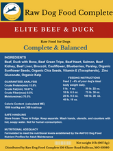Load image into Gallery viewer, Balanced and Complete | Elite Beef &amp; Duck Blend | Premade Raw Meals | Bundle Box 38 Pounds - Raw Dog Food Complete
