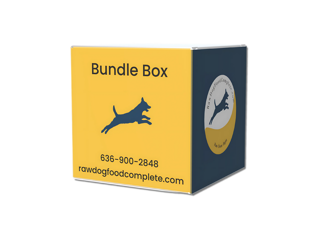 Balanced and Complete | Chicken &amp; Beef Elite | Premade Raw Meals | Bundle Box 38 pounds - Raw Dog Food Complete