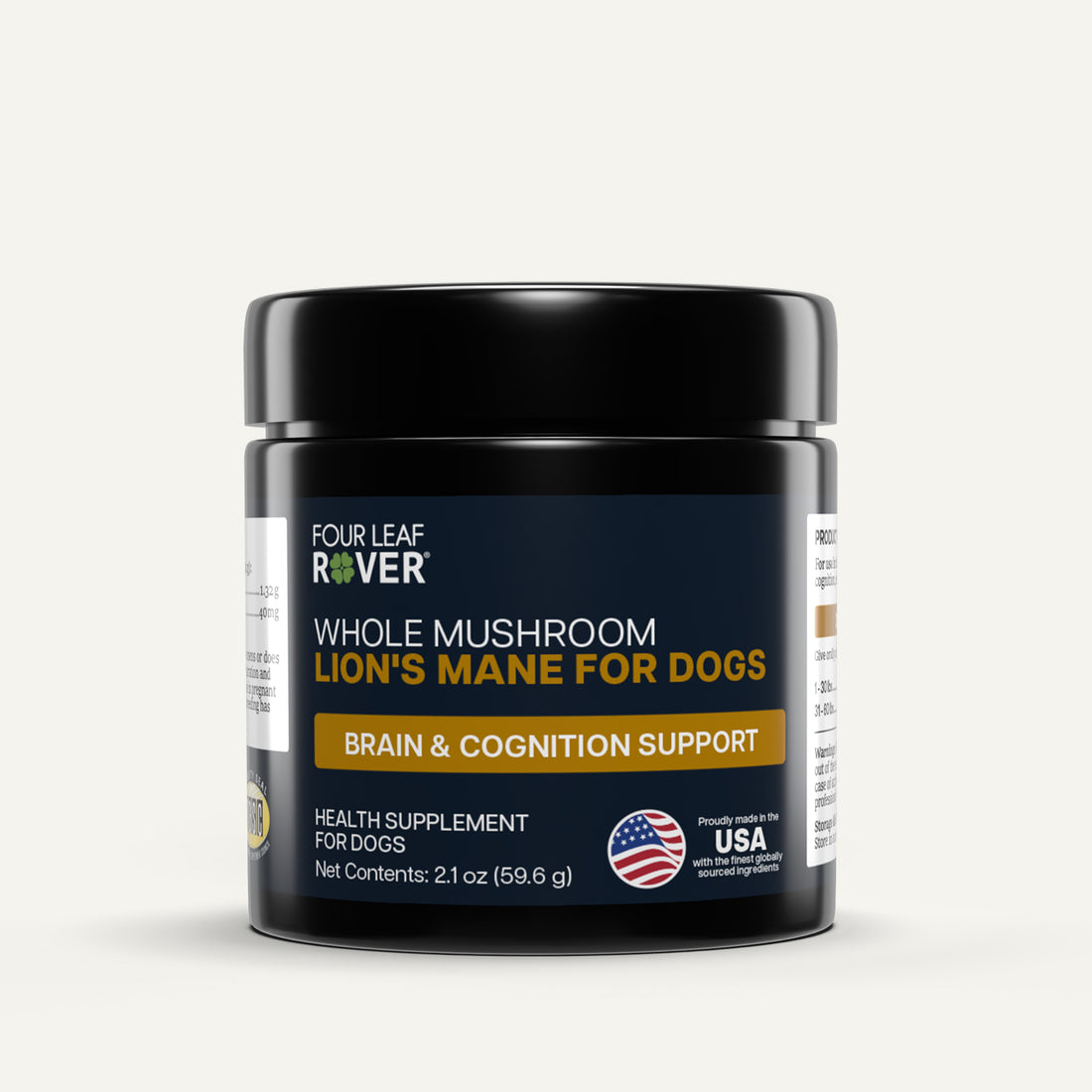 Supplement jar for dogs with &