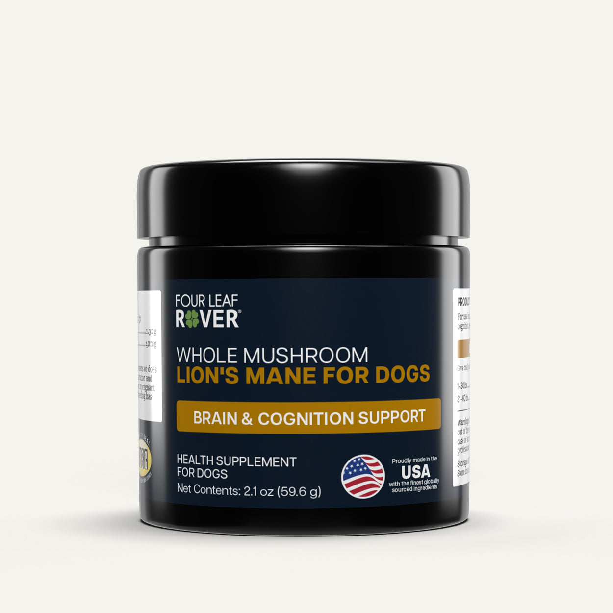 Supplement jar for dogs with &