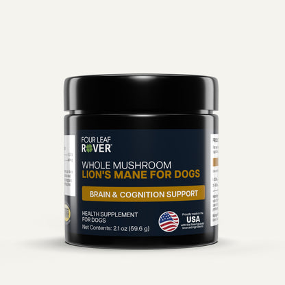 Supplement jar for dogs with &