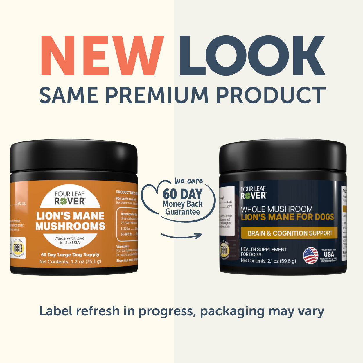 Lions Mane Mushroom - Raw Dog Food Complete