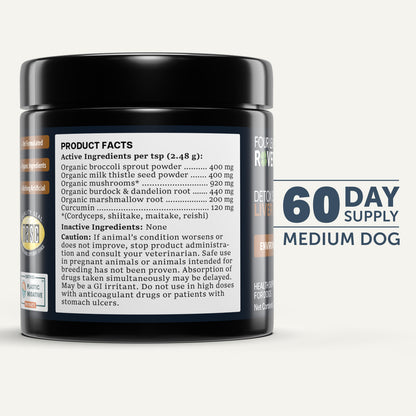 Liver/Kidney Clean - Raw Dog Food Complete