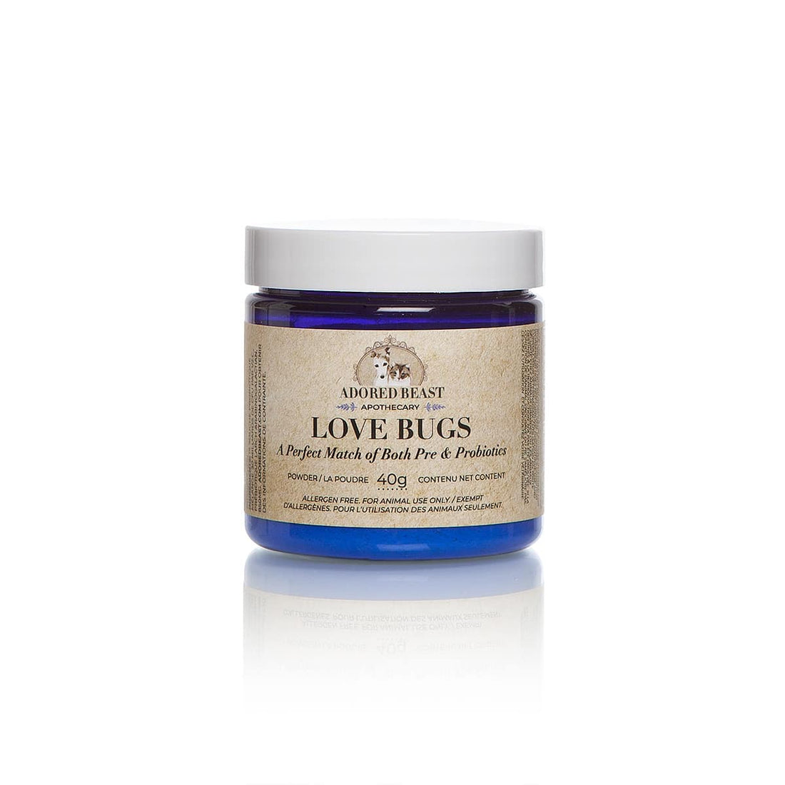 LOVE BUGS | Adored Beast | Pre &amp; Probiotic - Raw Dog Food Complete