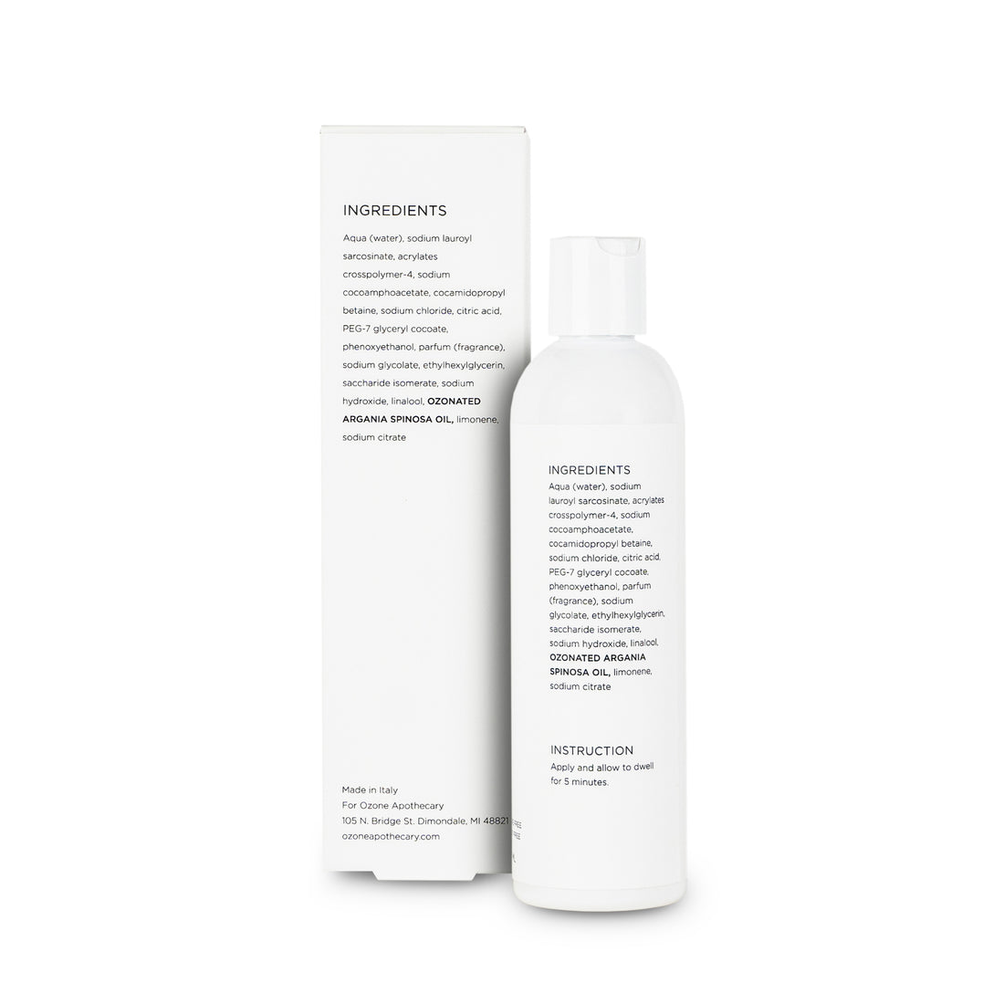 Ozone pet shampoo for dogs with itchy skin. Promotes healthy skin and fur.
