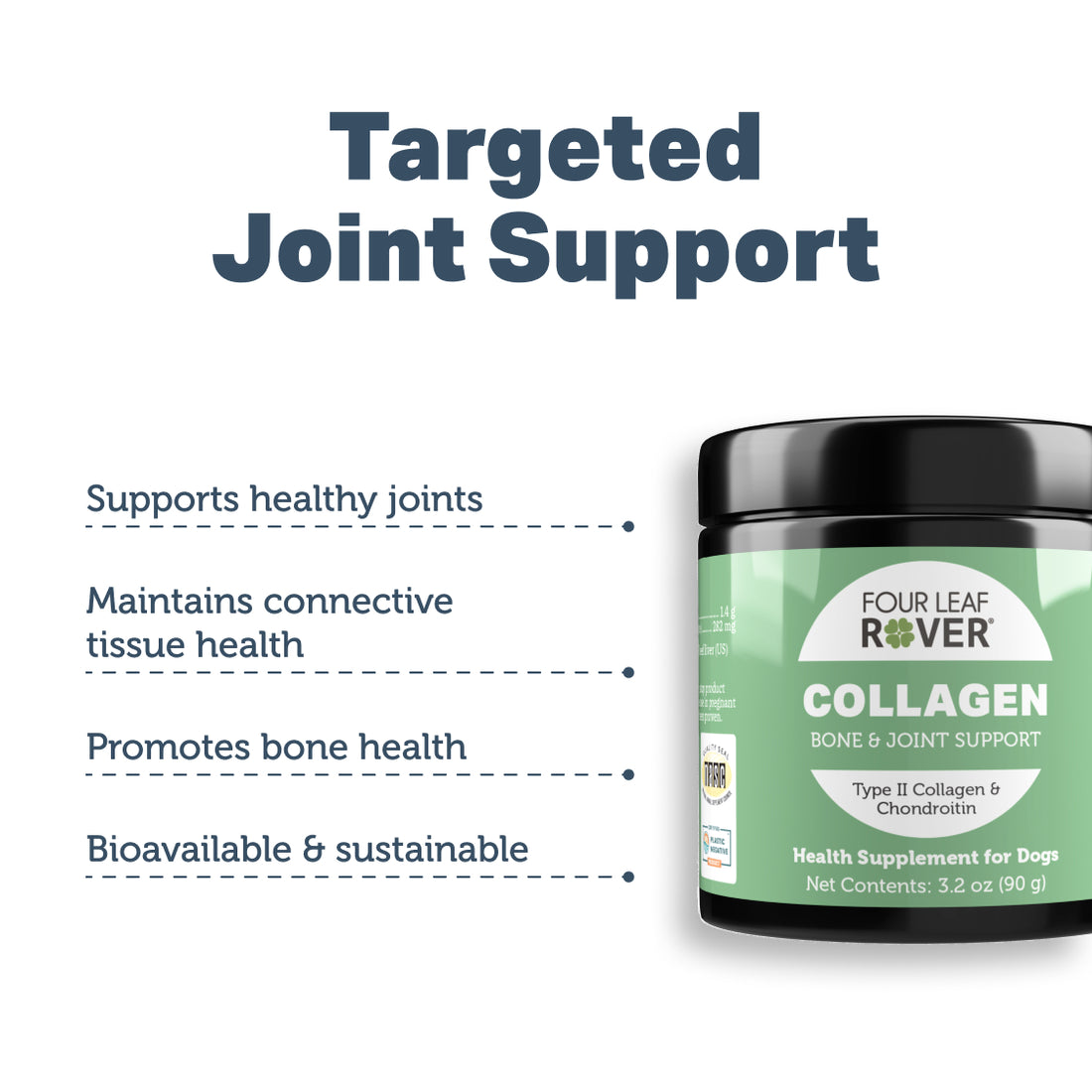 Collagen four Dogs | For Healthy Joints | Made In USA - Raw Dog Food Complete