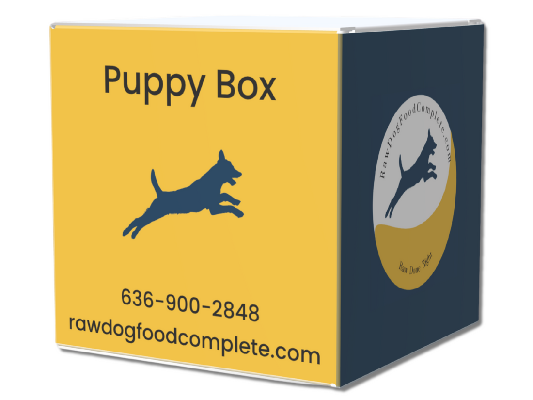 Balanced and Complete PUPPY BOX | SHIPPING INCLUDED | 16lb - Raw Dog Food Complete