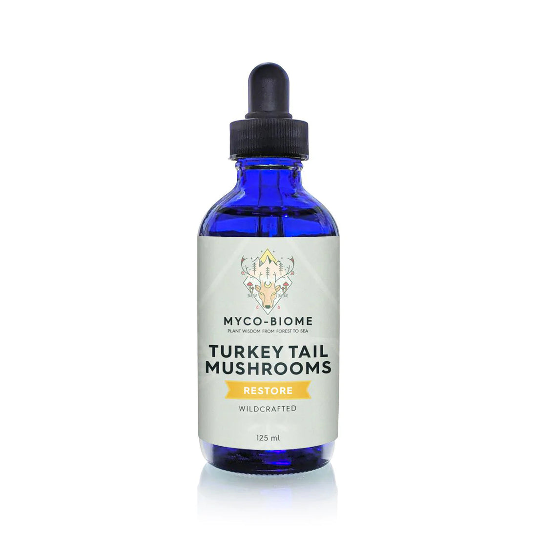 Myco - Biome Turkey Tail Mushrooms | Liquid Triple Extract | Adored Beast - Raw Dog Food Complete