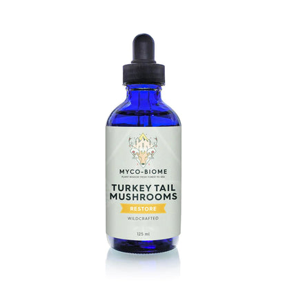 Myco - Biome Turkey Tail Mushrooms | Liquid Triple Extract | Adored Beast - Raw Dog Food Complete