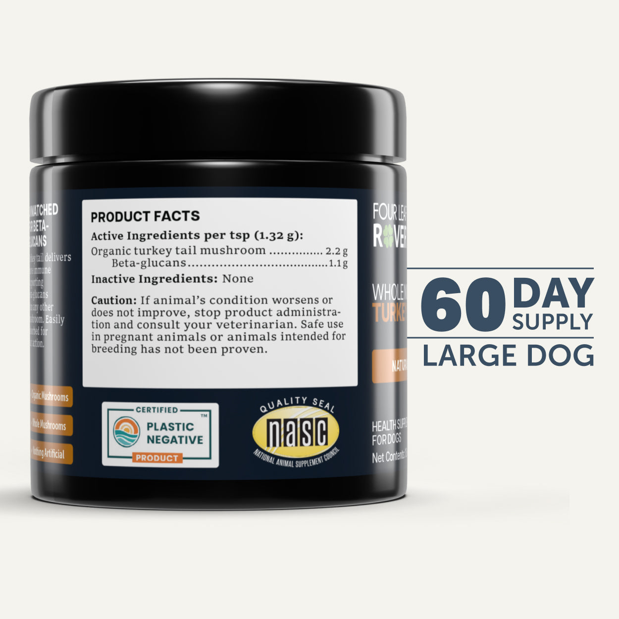 Turkey Tail | Four Leaf Rover - Raw Dog Food Complete