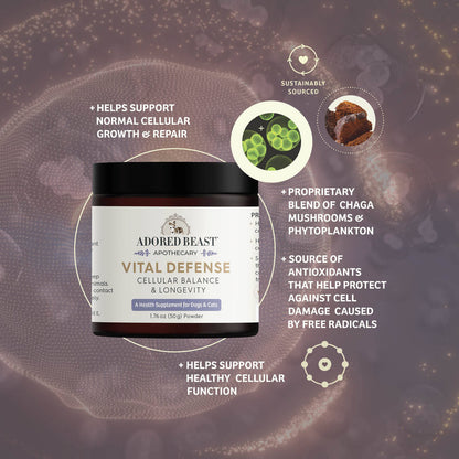 Vital Defense | Cellular Support |Adored Beast Apothecary - Raw Dog Food Complete