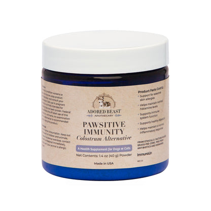 Pawsitive Immunity | Colostrum Alternative | Adored Beast - Raw Dog Food Complete