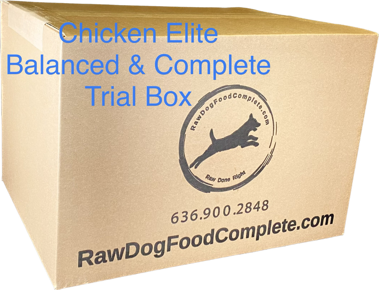 Balanced and Complete | Chicken &amp; Beef Elite | Premade Raw Meals | Bundle Box 38 pounds - Raw Dog Food Complete