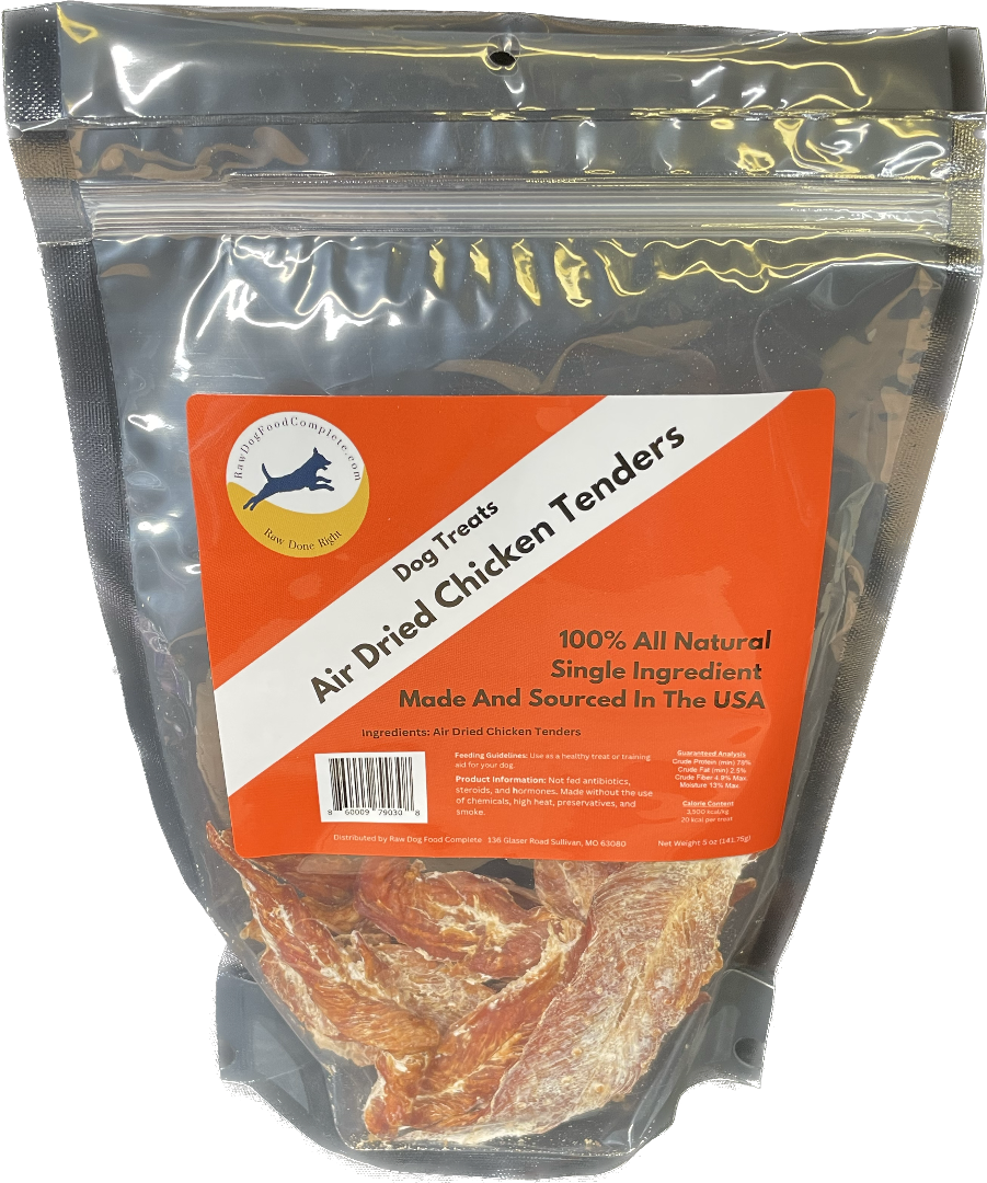 Air Dried Chicken Tenders Raw Dog Food Complete